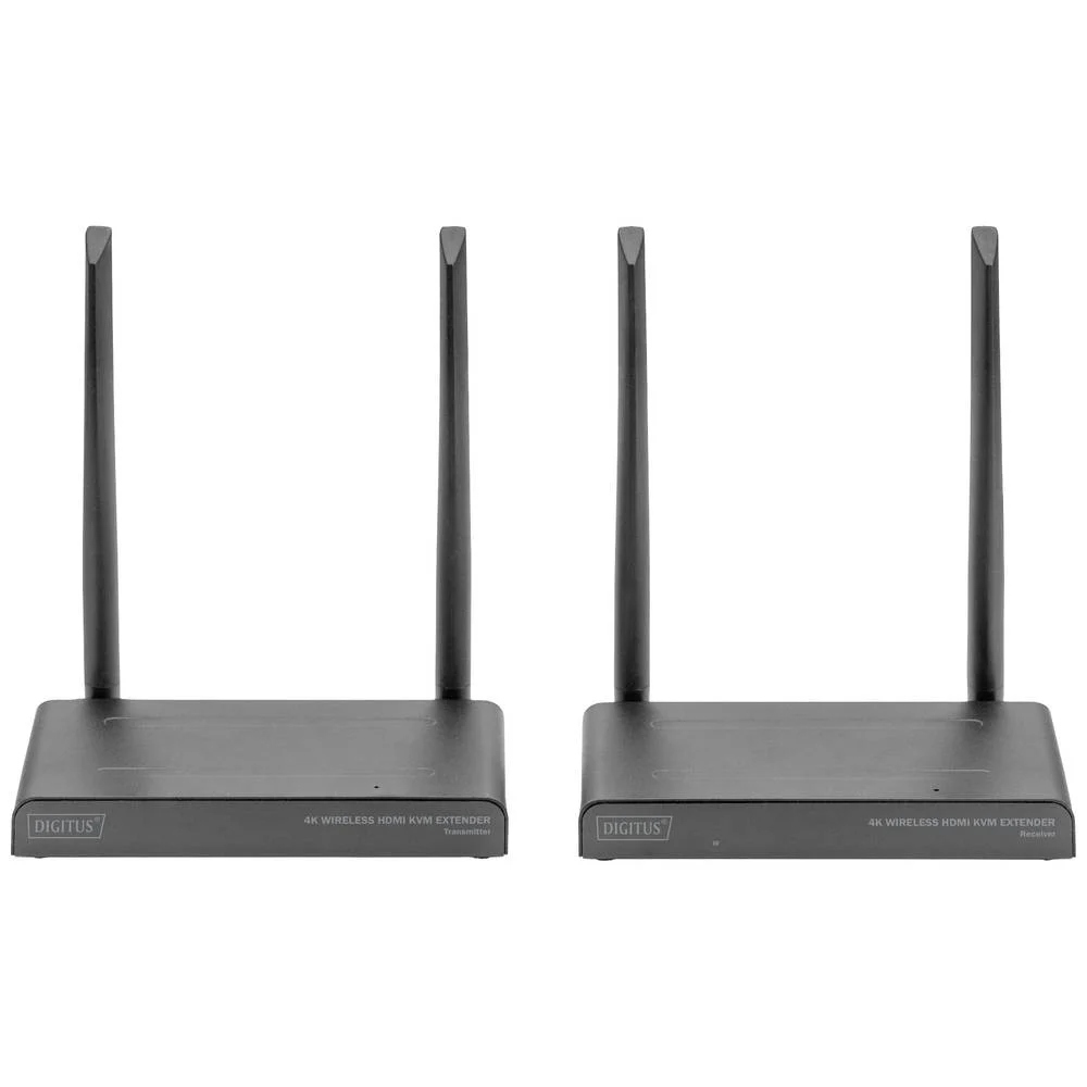 System przekazu sygnału AV Digitus DIGITUS 4K wireless HDMI Extender/Splitter Set 150m – Bezprzewodowa transmisja wideo w jakości UHD