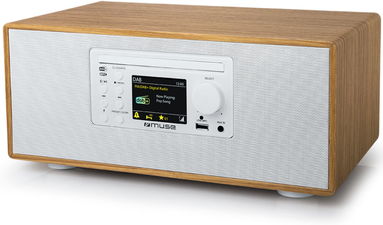 CD Micro System z Bluetooth, Radio FM/DAB+ i Portem USB M-695DBTW – Twoje centrum audio