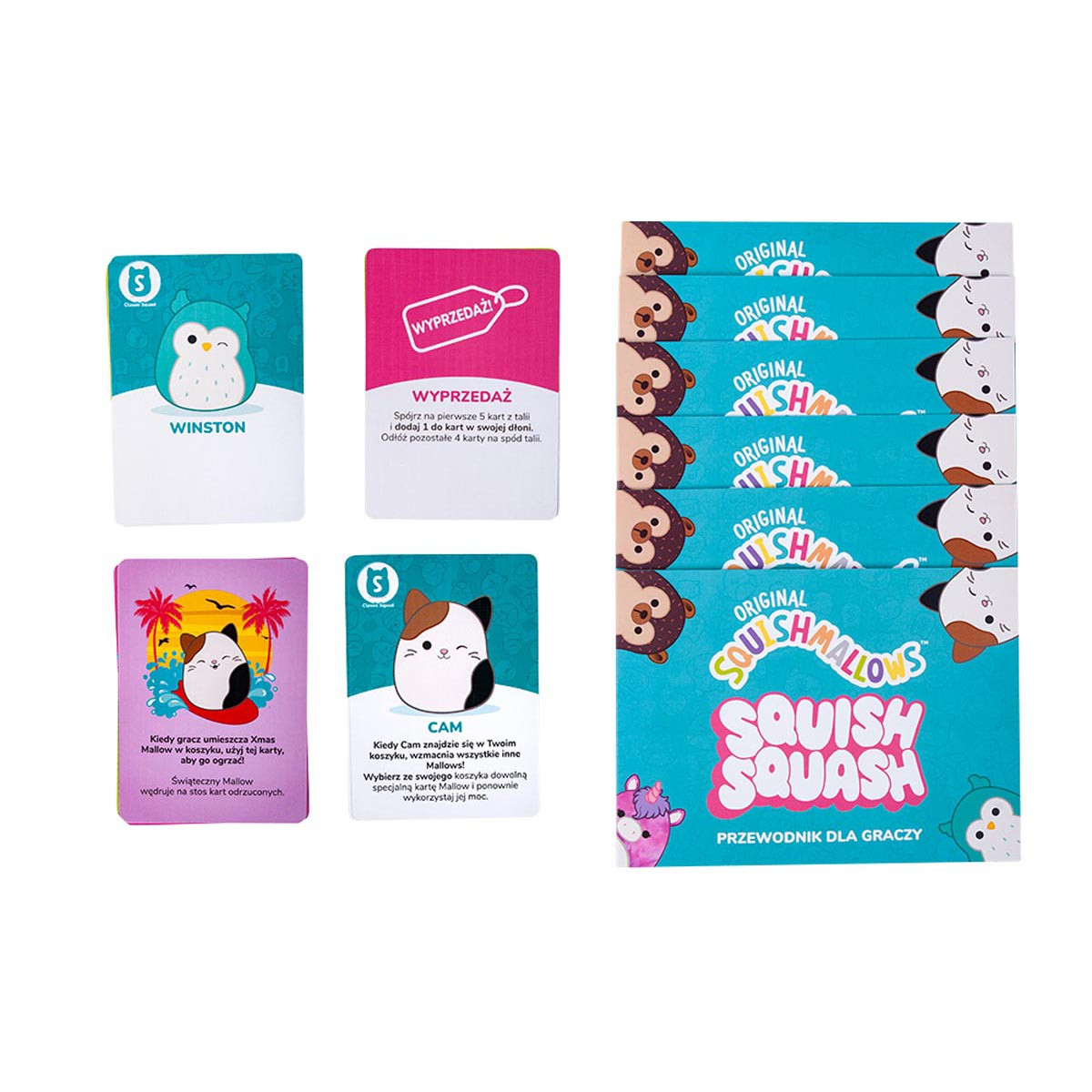 Celem jest zebranie 6 Squishmallows