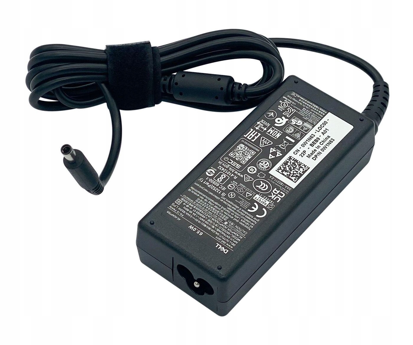 Oryginalny zasilacz Dell – Moc 65W i napięcie 19.5V