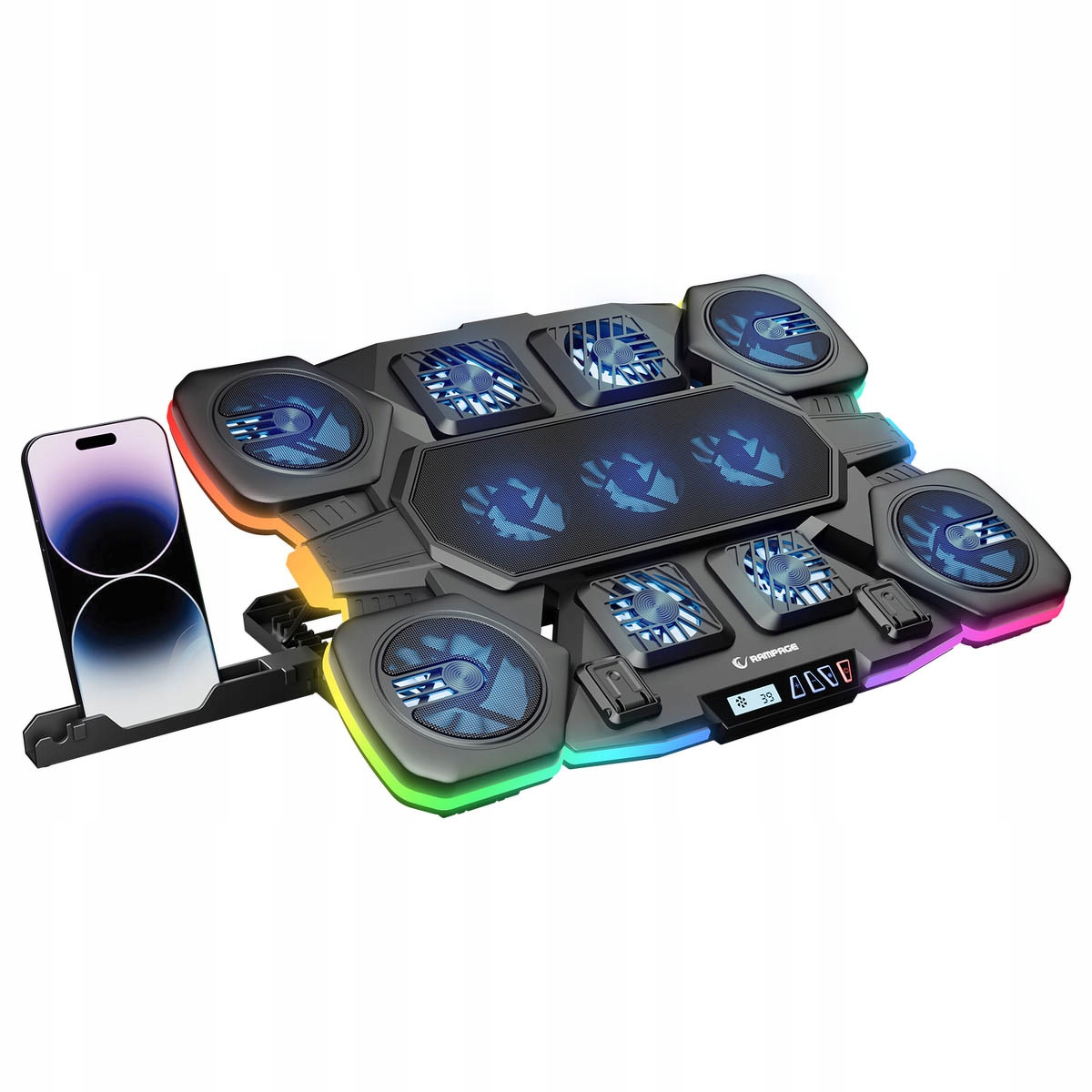 Podstawka chłodząca Rampage GLACIERS50 – Idealne rozwiązanie dla laptopów 14-17”