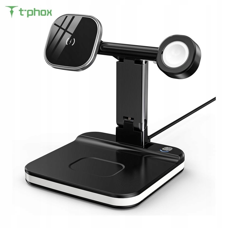 Ładowarka Indukcyjna 5w1 Magnetic Wireless Charger Black – Nowoczesne rozwiązanie do ładowania
