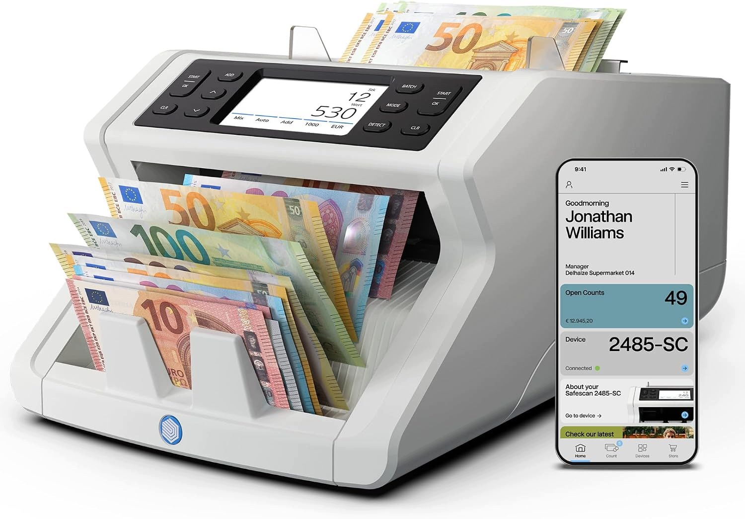 Funkcje SmartConnect i aplikacja mobilna – Łatwe zarządzanie wynikami
