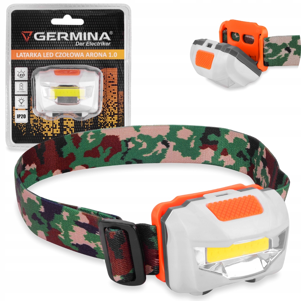 Latarka LED czołowa Arona 1.0 GW-0155 – Niezawodne oświetlenie w każdej sytuacji