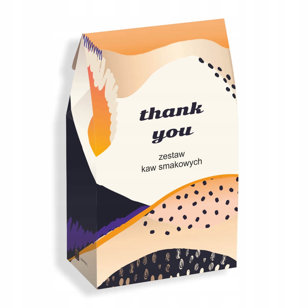 Gotowy zestaw prezentowy Thank You – Aromatyzowana kawa PREMIUM w 10 smakach