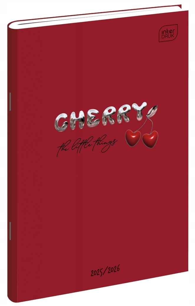 Kalendarz szkolny 2025/2026 B6 48 Cherry – Idealny towarzysz w nauce
