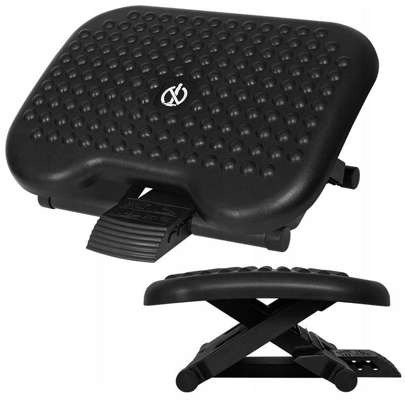 Podnóżek biurowy regulowany - ergonomiczne wsparcie dla stóp