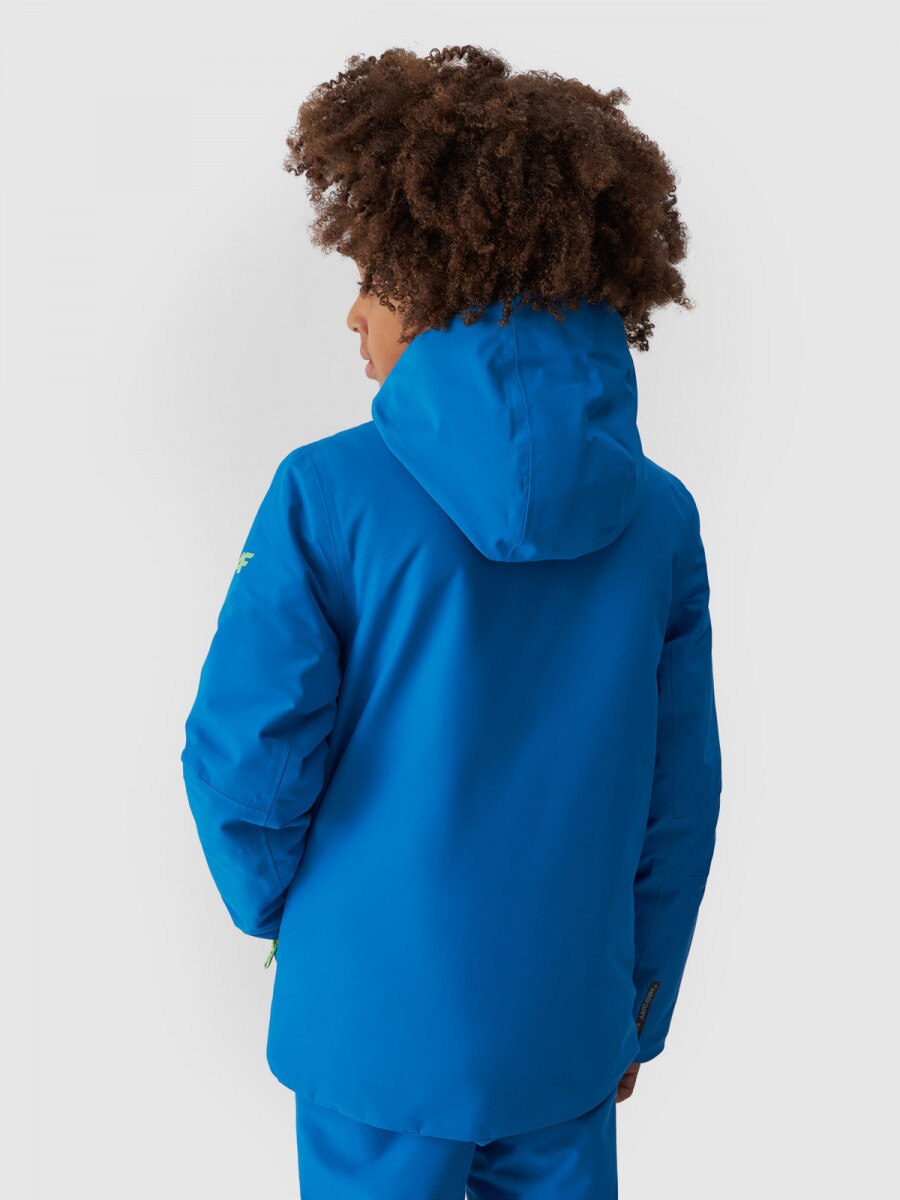 Zintegrowany kaptur i wysoki kołnierz – Ochrona przed wiatrem