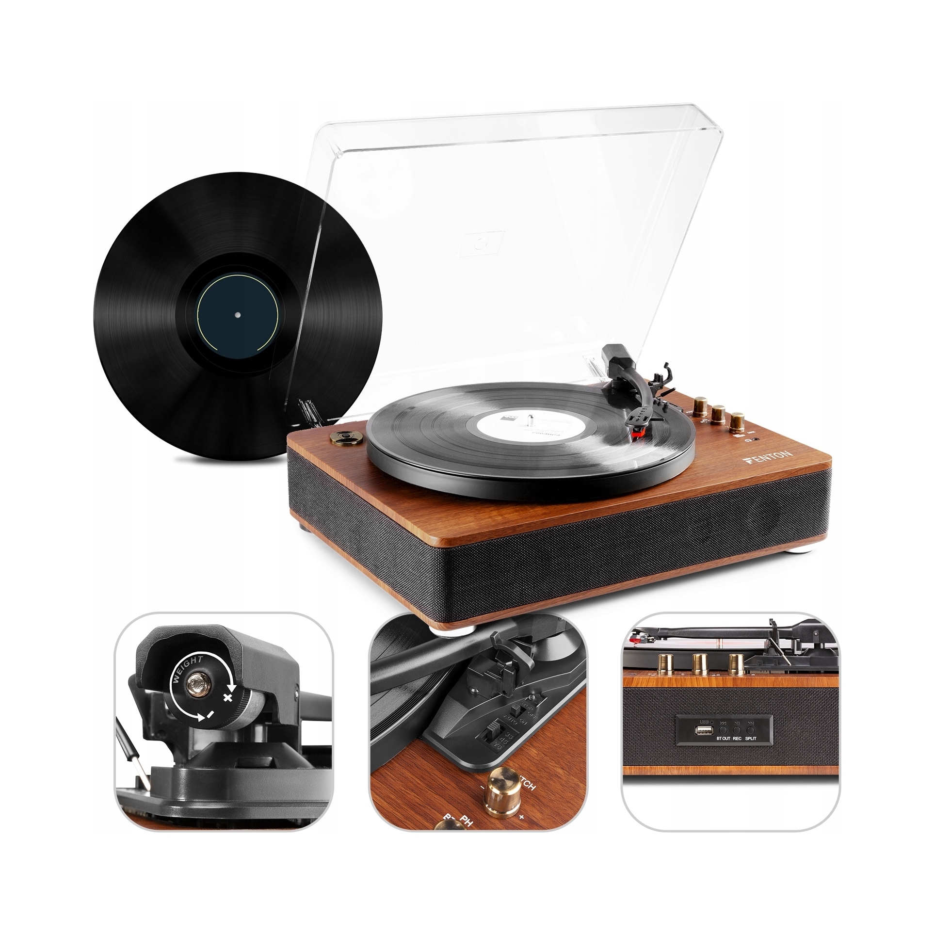 Gramofon RP162D HQ BT – Klasyka winylu w nowoczesnym wydaniu