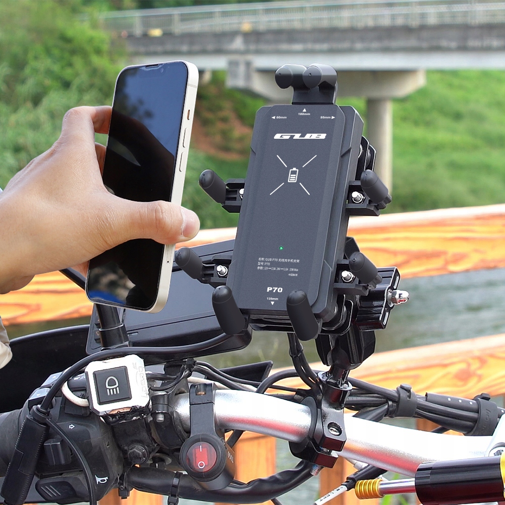 GUB P70 – Uchwyt rowerowy na telefon do montażu na kierownicy