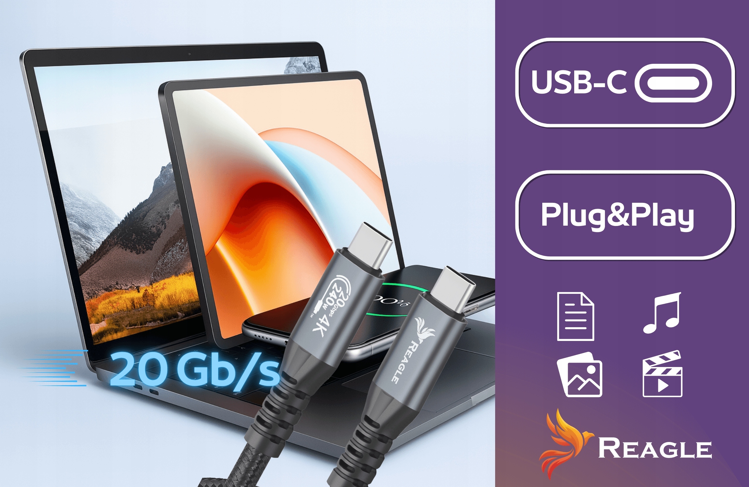 Ekstremalna prędkość transferu – Aż do 20 Gb/s