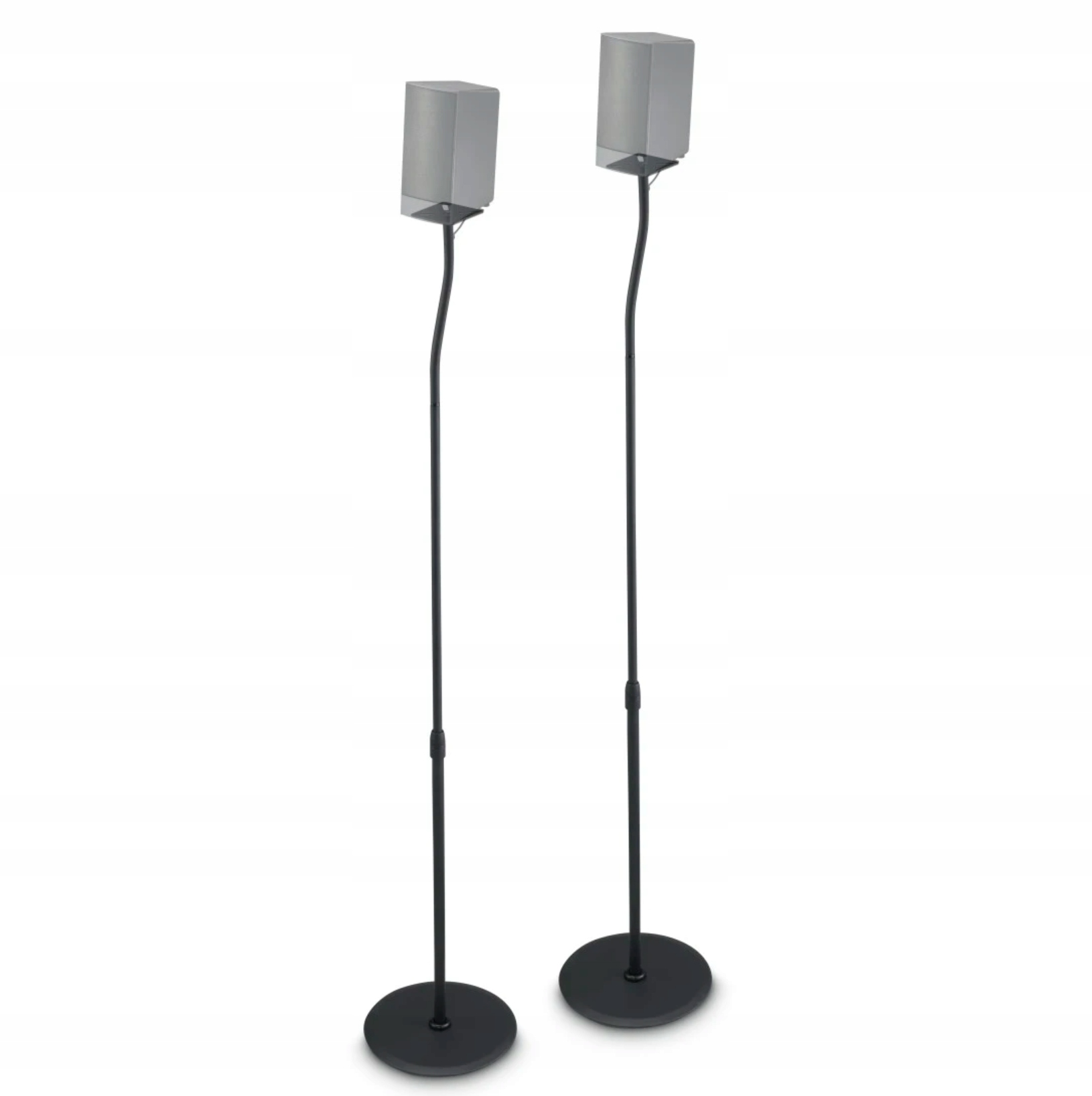 Hama 00220882 – Stojak pod głośnik teleskopowy SLIM, 2 sztuki