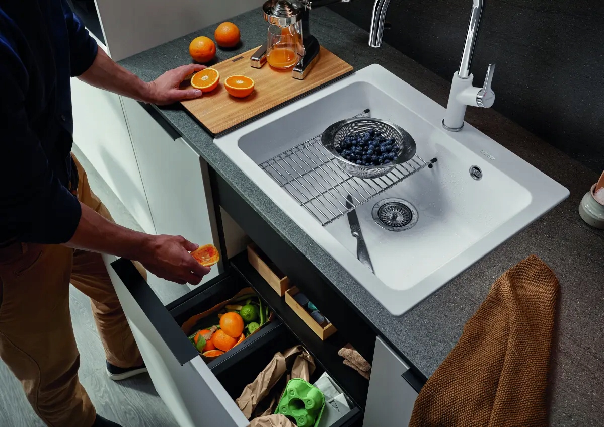 Przestronna komora do wygodnego zmywania