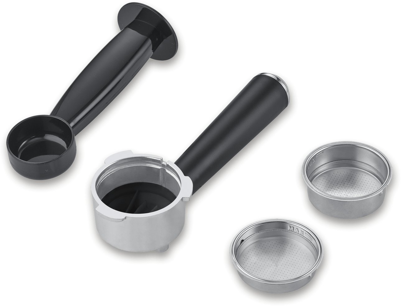 Wysokiej jakości stalowy portafilter – Trwałość i kontrola parzenia