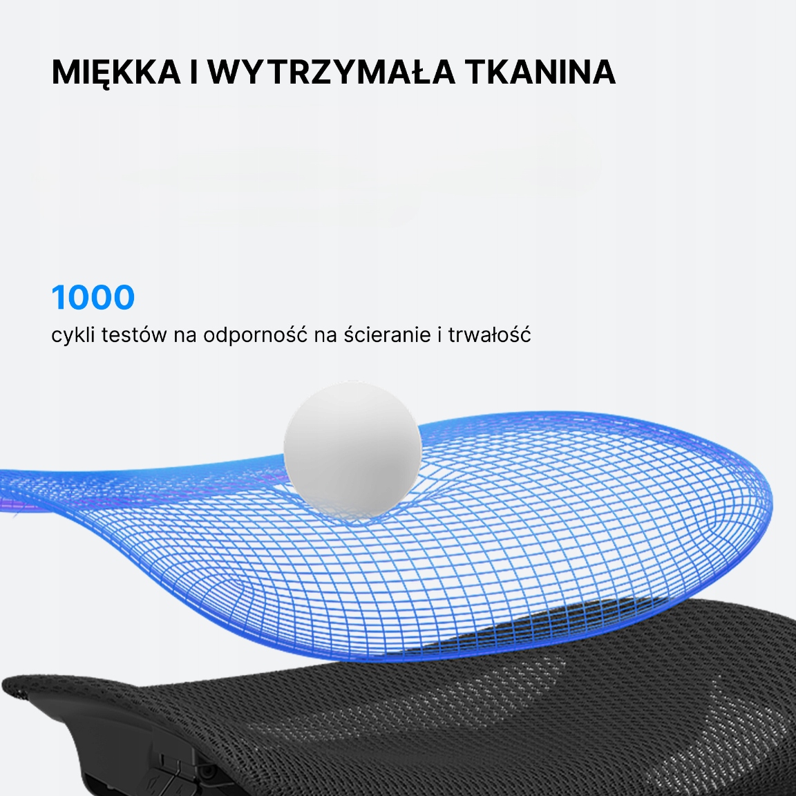 Oddychająca siatka dla maksymalnego komfortu