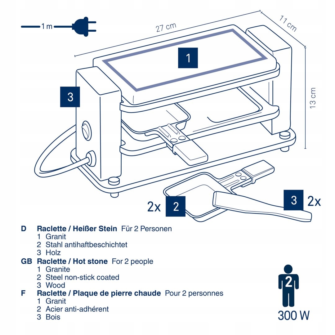 Wymiary i waga – Kompaktowy design dla każdego stołu