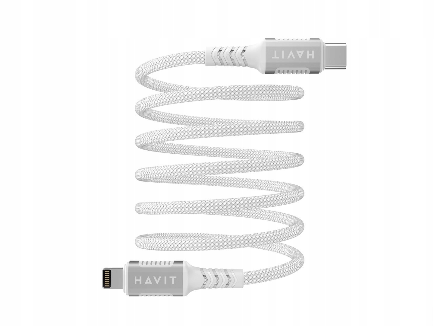 Havit CB6298 - Kabel USB-C do Lightning 1 m Biały – Szybkie i niezawodne ładowanie