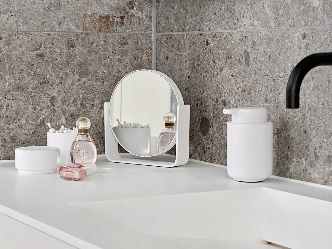 Lusterko kosmetyczne Ume Białe Zone Denmark – Elegancja i funkcjonalność w Twojej łazience