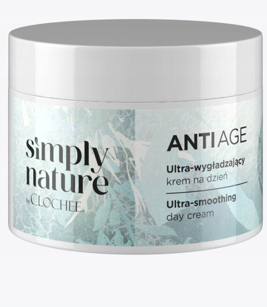 CLOCHEE Simply Nature Anti Age – Ultra-wygładzający krem do twarzy 50ml