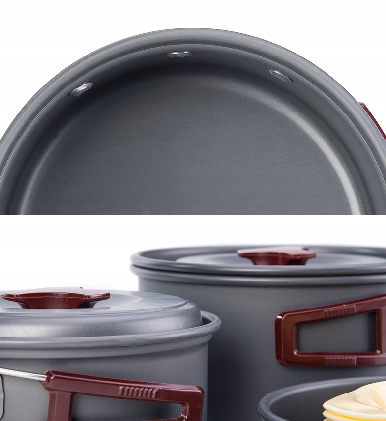 Wygodne i lekkie naczynia do gotowania w plenerze