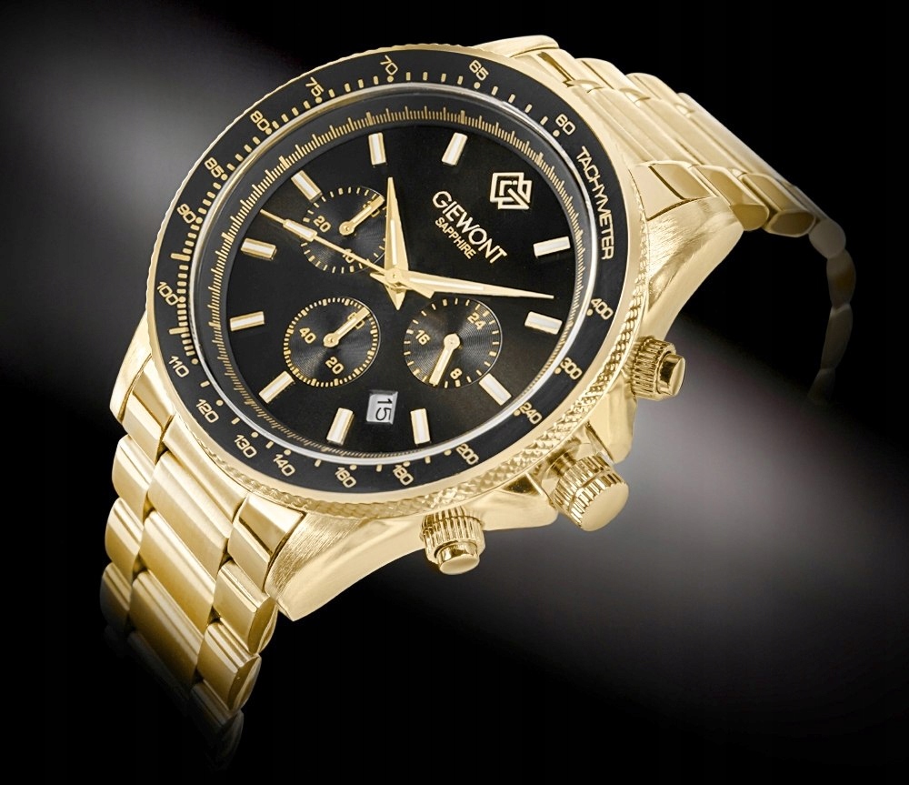 Dynamiczny design z subtarczami chronografu