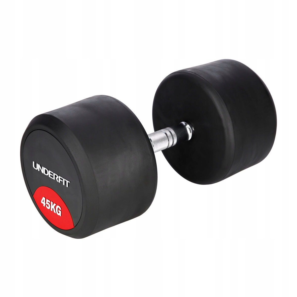 Hantla gumowana 45 kg UNDERFIT – Idealny wybór do ćwiczeń siłowych