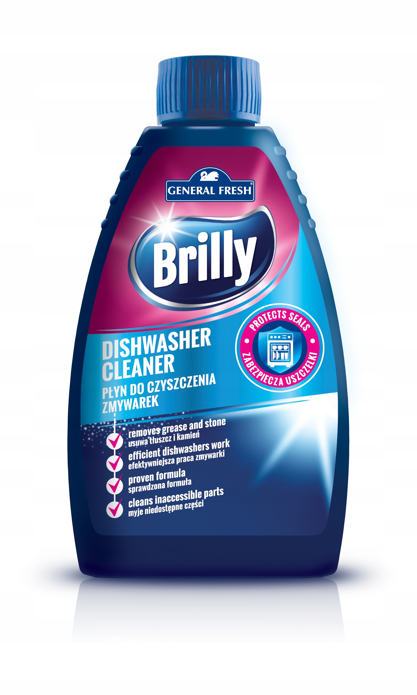 General Fresh BRILLY płyn do czyszczenia zmywarek – Idealna czystość w Twojej kuchni