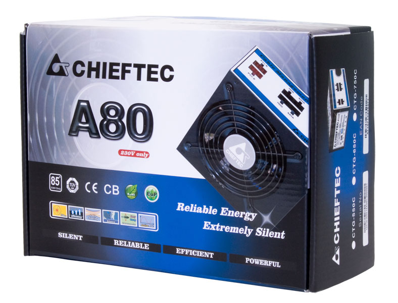 Zasilacz Chieftec A80 CTG-650C 650W – Wydajność i jakość w Jednym