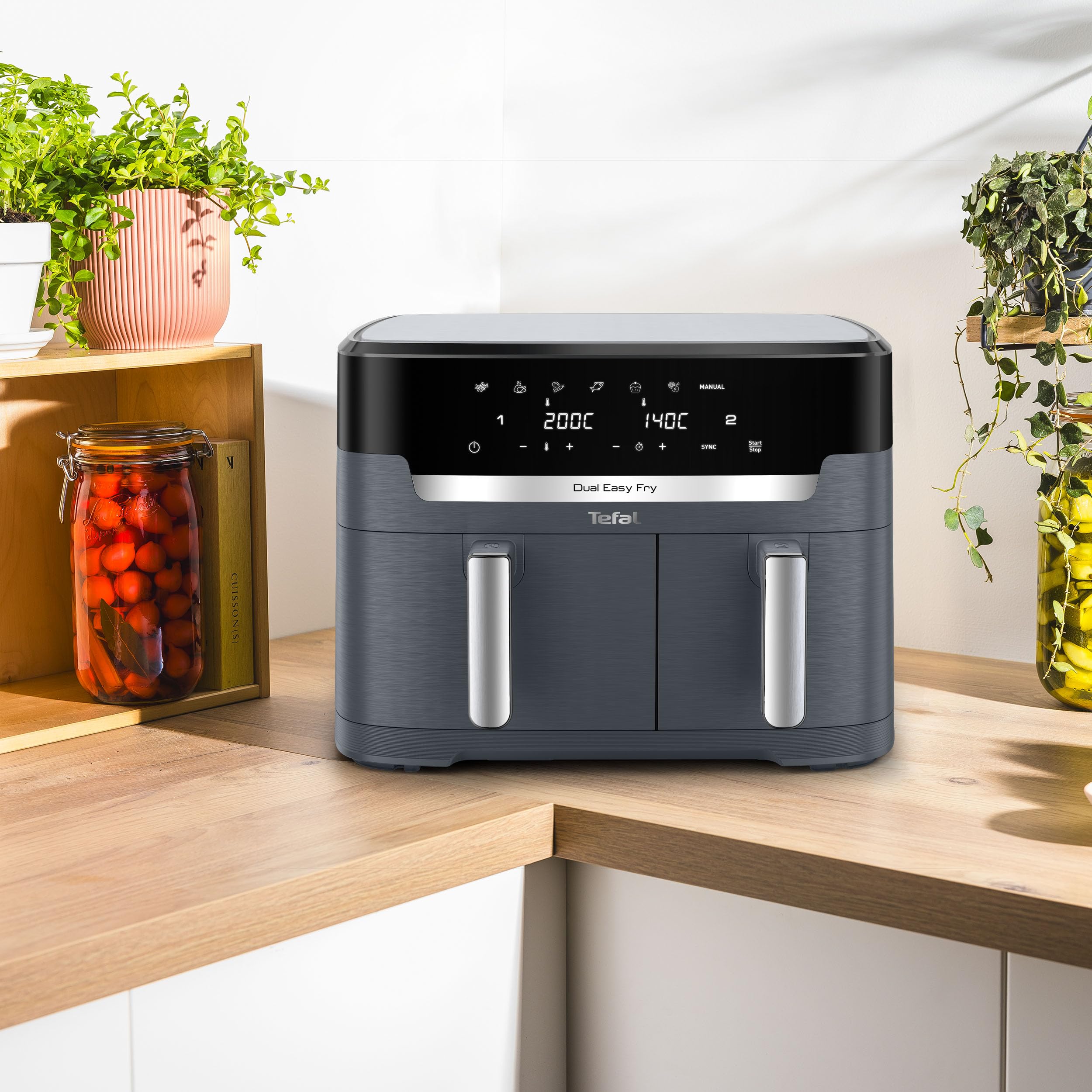Tefal Dual Easy Fry XXL Airfryer 11L – Frytkownica beztłuszczowa dla całej rodziny