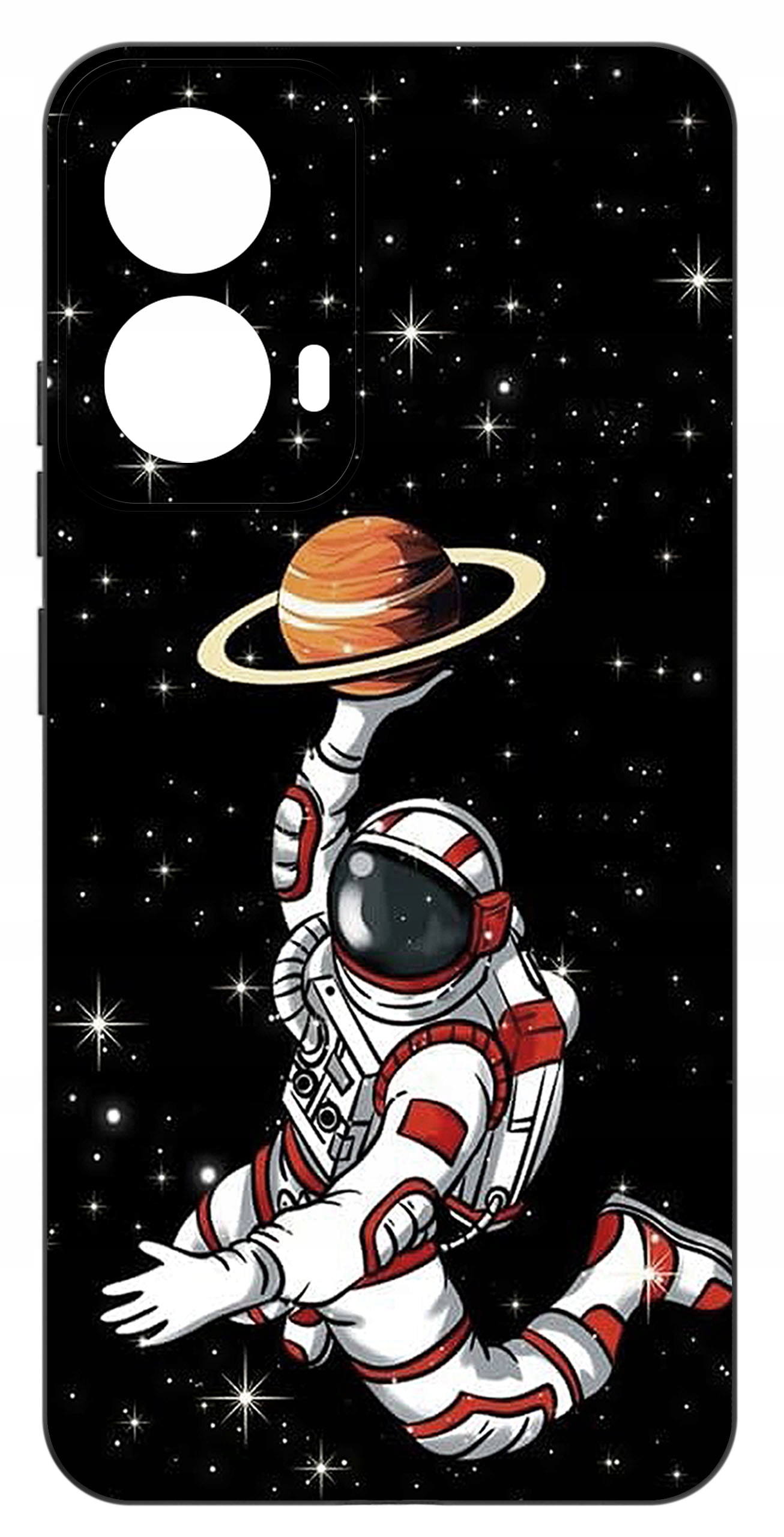 Specjalne wycięcia na kamerę, słuchawki i ładowarkę