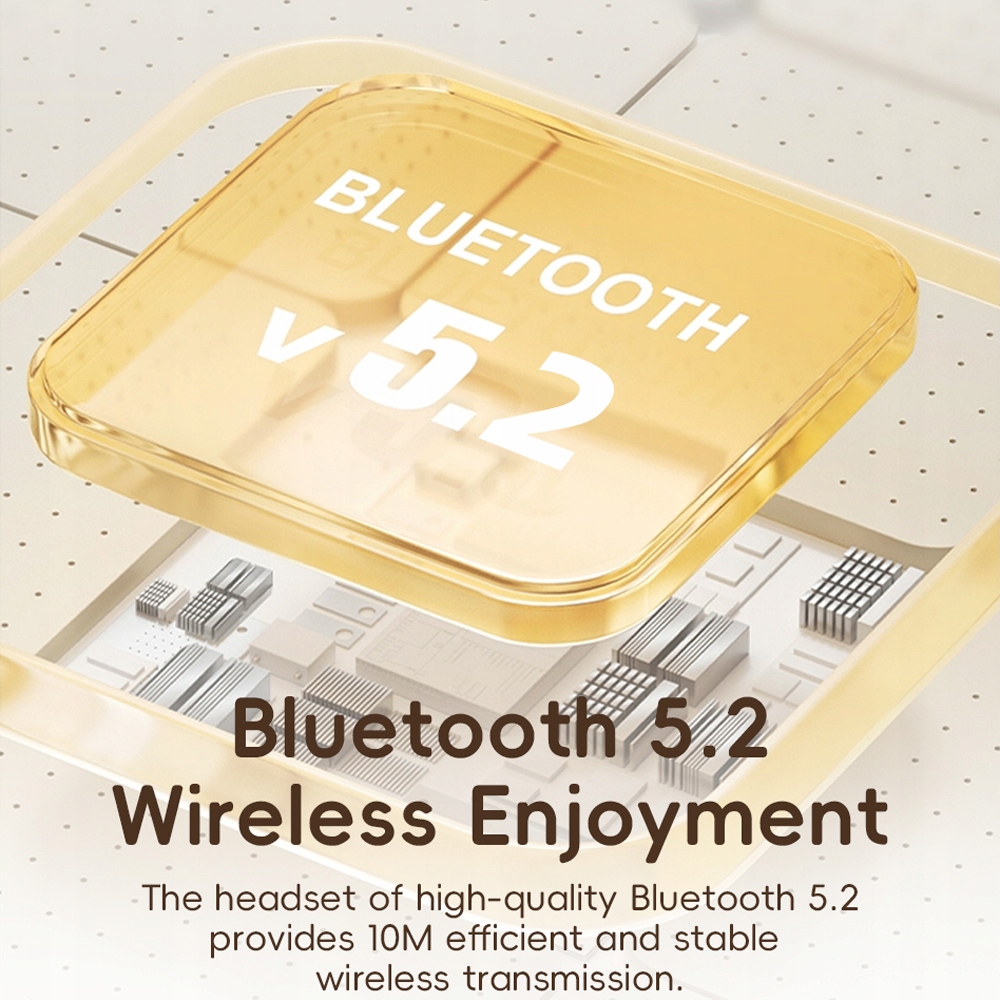 Zaawansowana technologia Bluetooth 5.2 – Stabilne połączenie bezprzewodowe