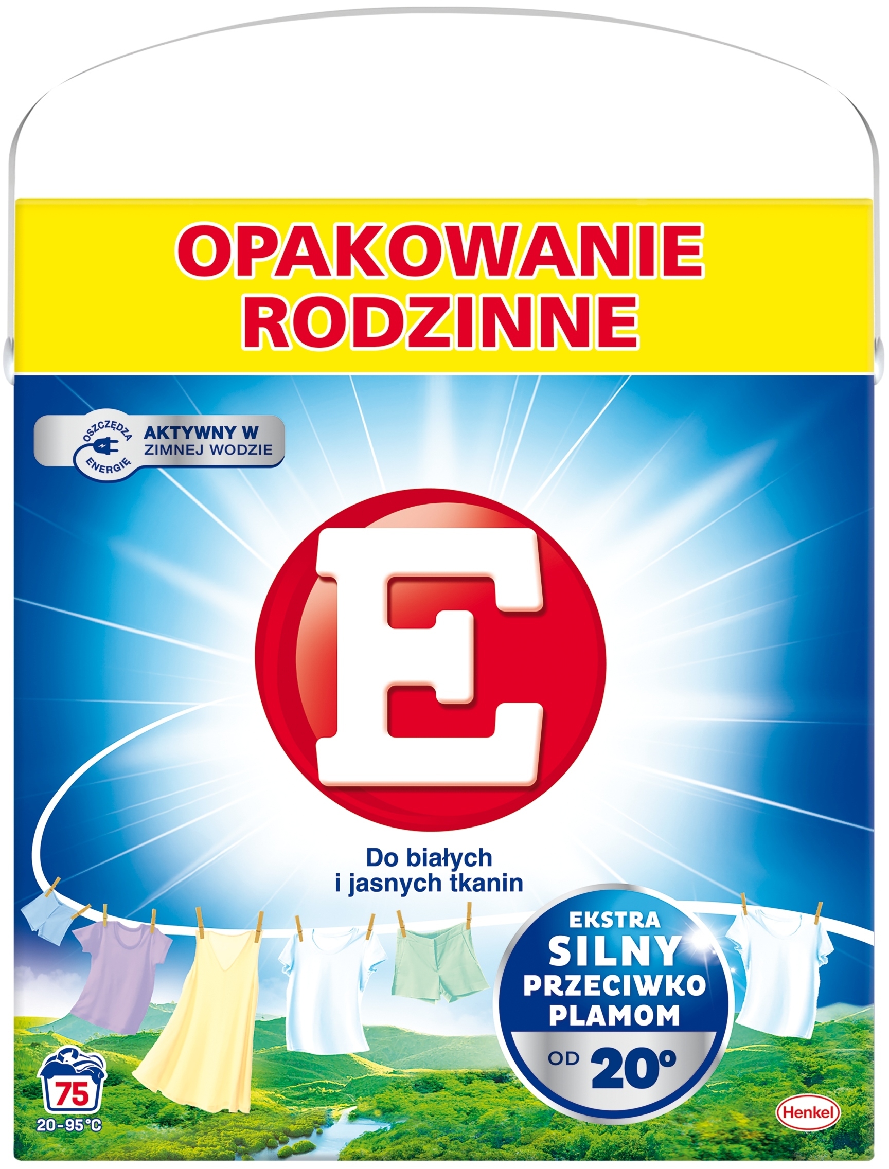 Opakowanie Rodzinne – 75 Prań w 3,75 kg