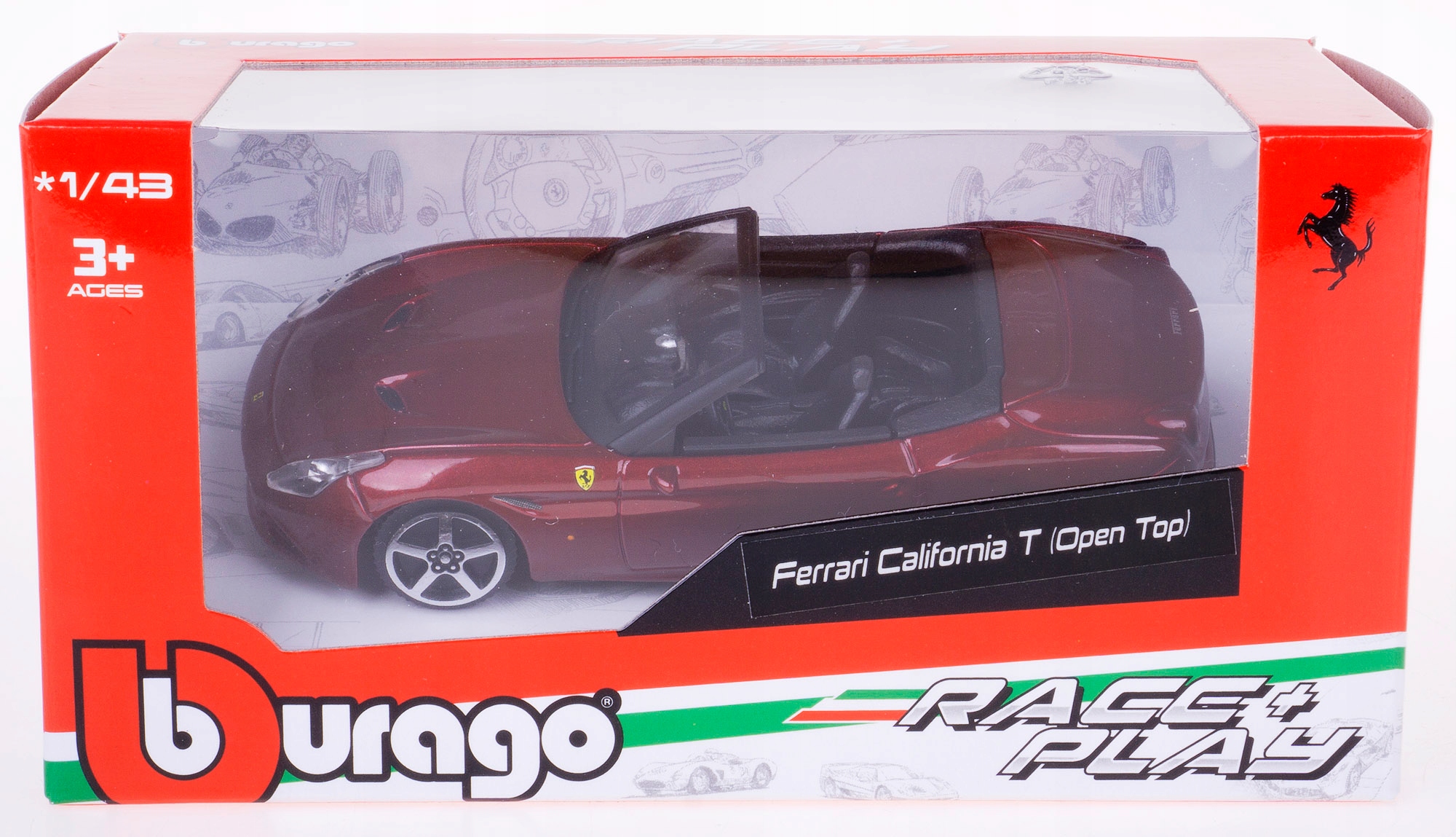 Różnorodność modeli Ferrari w skali 1:43