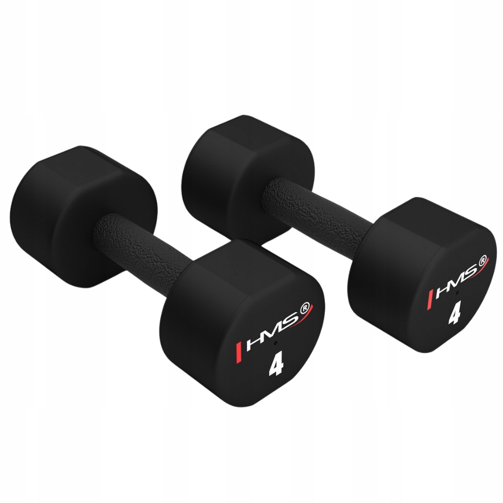 Hantle HPT04 poliuretanowe 2 x 4 kg – Idealne do treningu siłowego