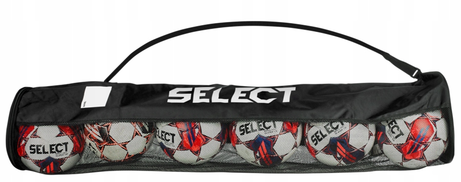 Torba na piłki Select 6 szt. czarna 18620 – Idealne rozwiązanie do transportu sprzętu sportowego