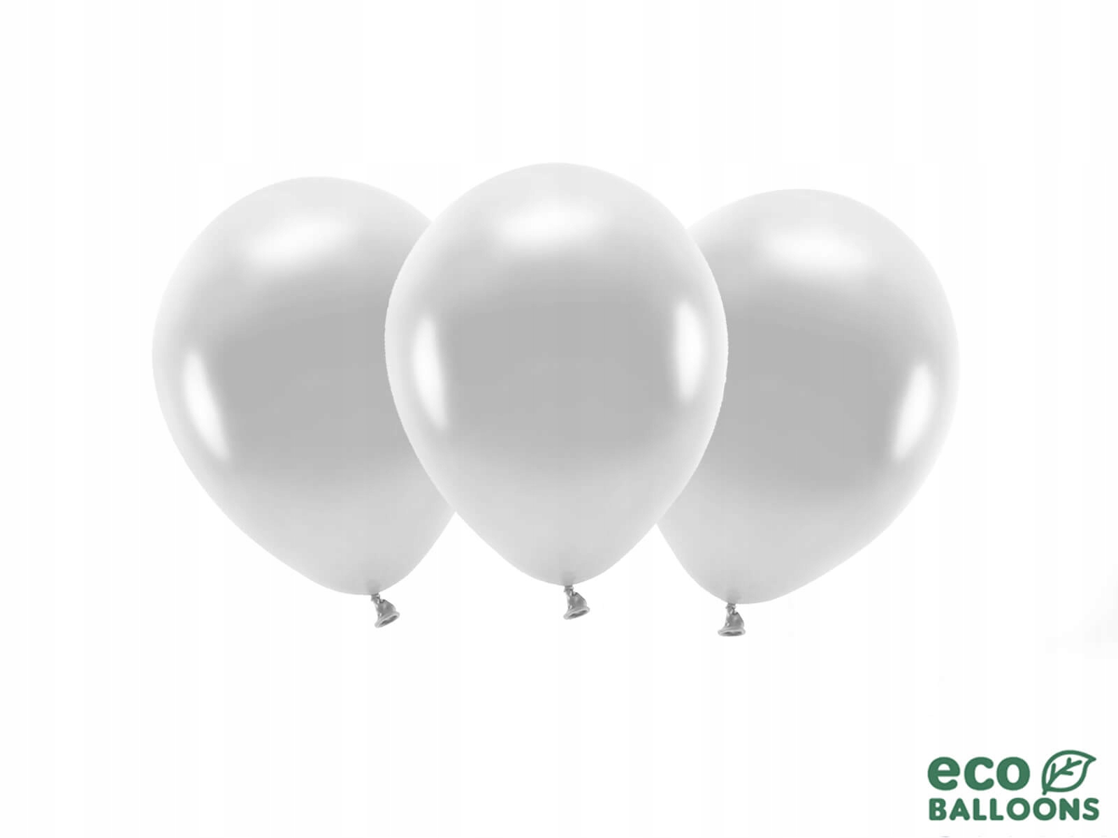 Balony Lateksowe Srebrne ECO 26cm – Idealne do dekoracji imprez