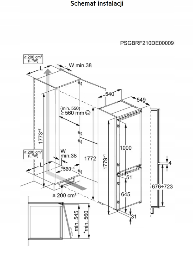 Lodówka Electrolux AEG TSC8M181DS – Nowoczesne chłodzenie w Twojej kuchni