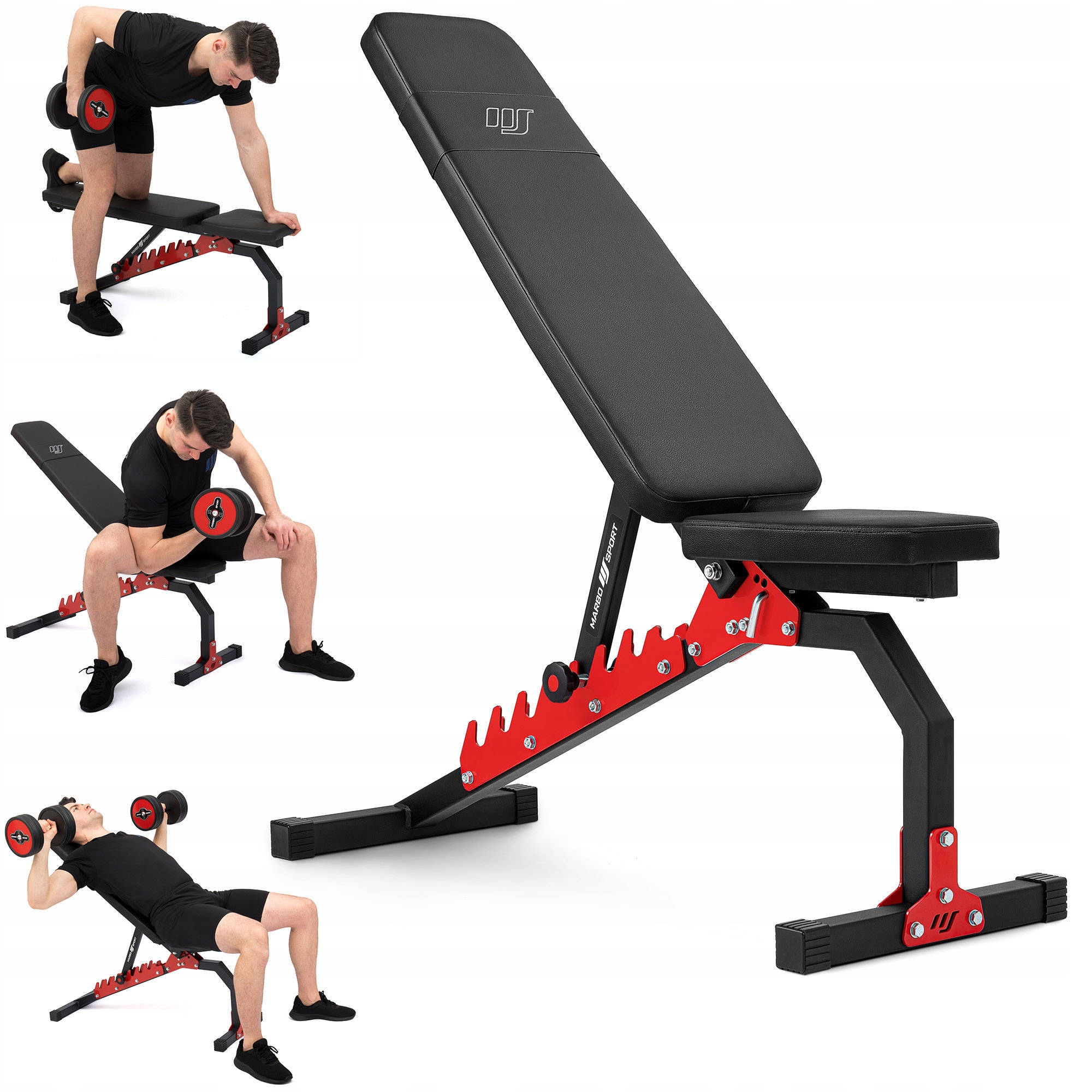 Ławka treningowa dwustronnie regulowana MH-L114 2.0 Marbo – Idealny wybór do domowej siłowni