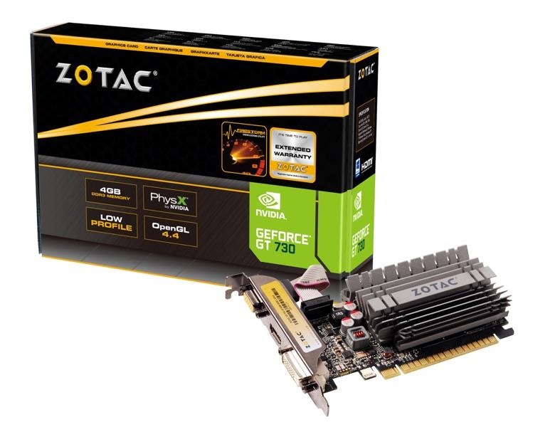 Karta graficzna ZOTAC GeForce GT 730 Zone 4GB DDR3 – Wydajność i jakość obrazu