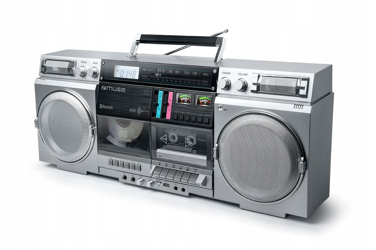 Radioodtwarzacz Muse BOOMBOX M-380 GBS GHETTO – Muzyka w Twoim stylu