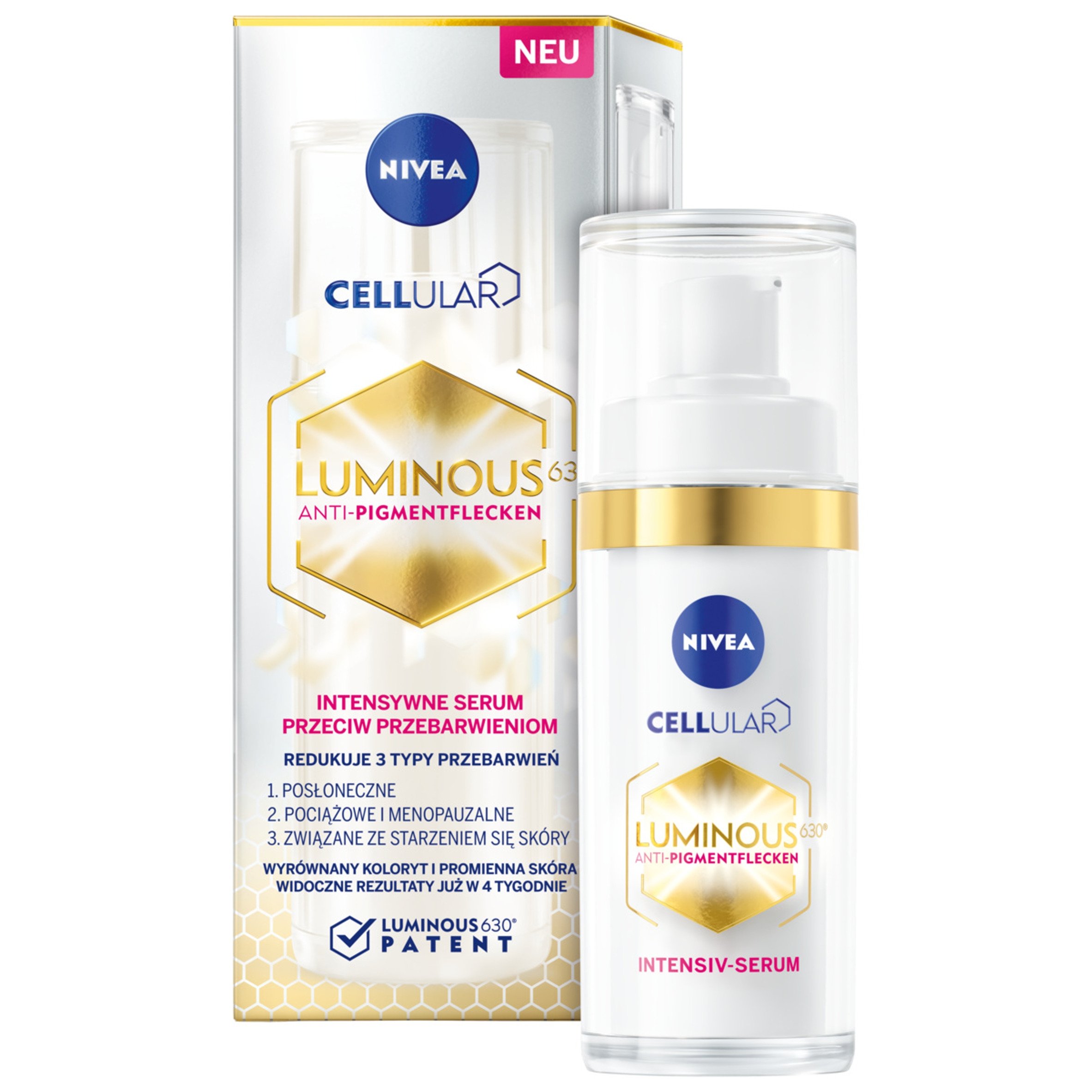 Skład i działanie serum Nivea Luminous630 – Specyfikacja techniczna