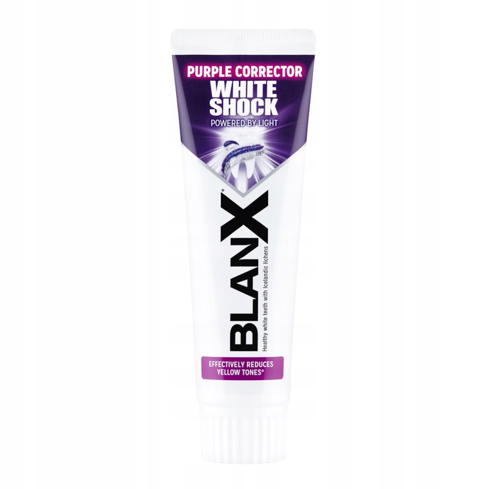 BLANX White Shock Purple Pasta – Wybielanie zębów z Actilux