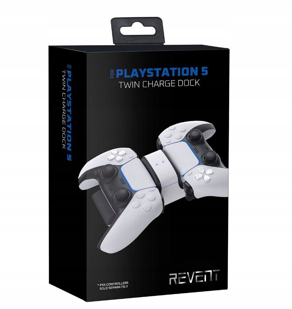 Revent Ładowarka stacja ładująca dokująca PS5 2 x pad – Idealne rozwiązanie dla graczy