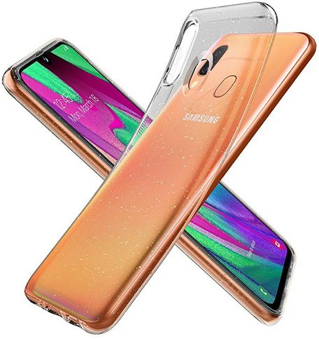 etui liquid crystal glitter spigen Samsung Galaxy A40