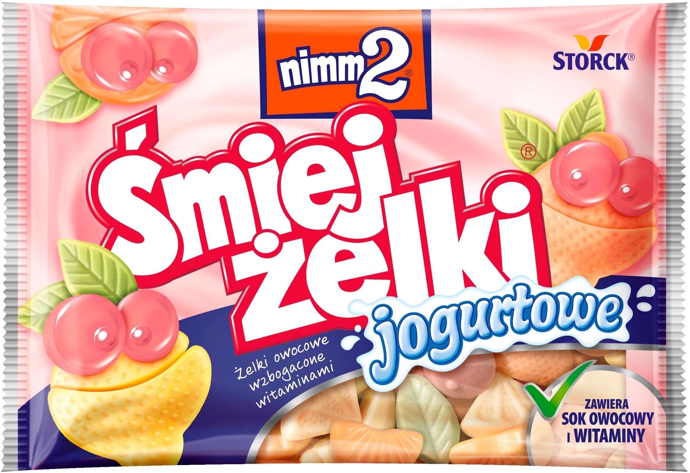 Śmiejżelki jogurtowe Żelki owocowe wzbogacone witaminami 100 g – Wesoła przekąska dla dzieci