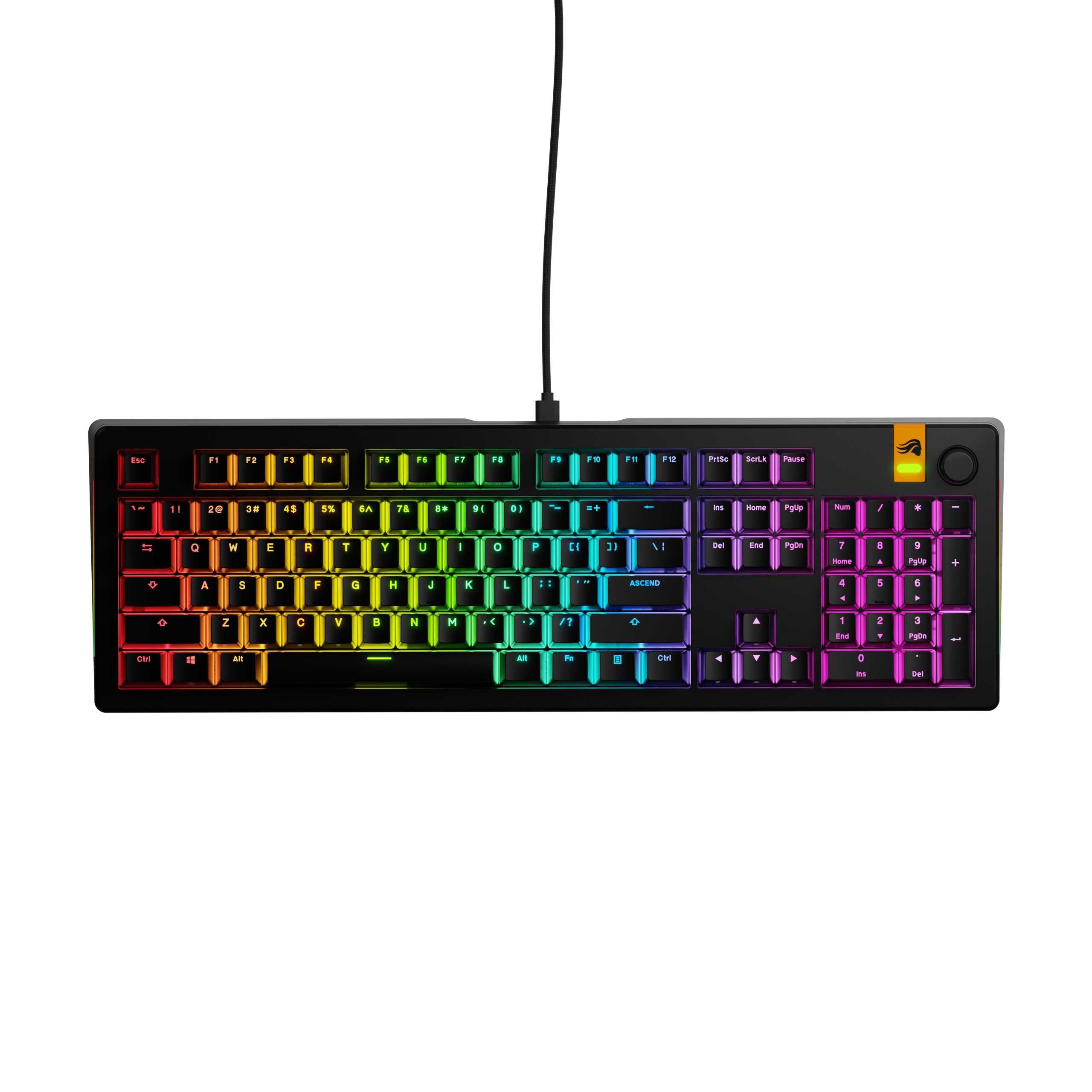 Ergonomiškas JAV klavišų išdėstymas