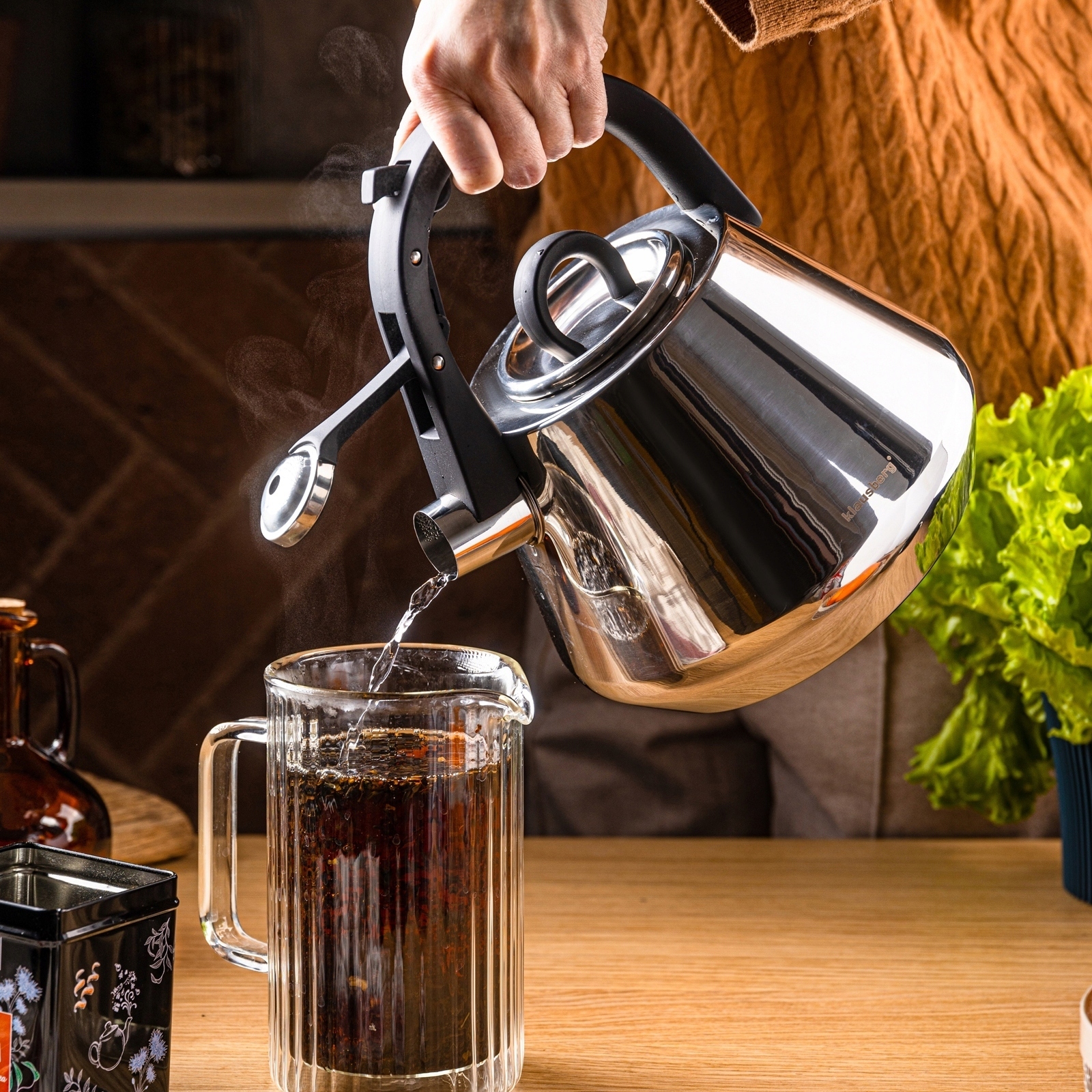 Ergonomiczny uchwyt z nienagrzewającą się powłoką – Bezpieczeństwo użytkowania