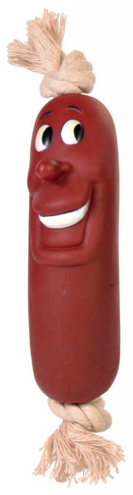 Znalezione obrazy dla zapytania Trixie KIEŁBASA WINYLOWA ZE SZNUREM 11cm - TX-3242