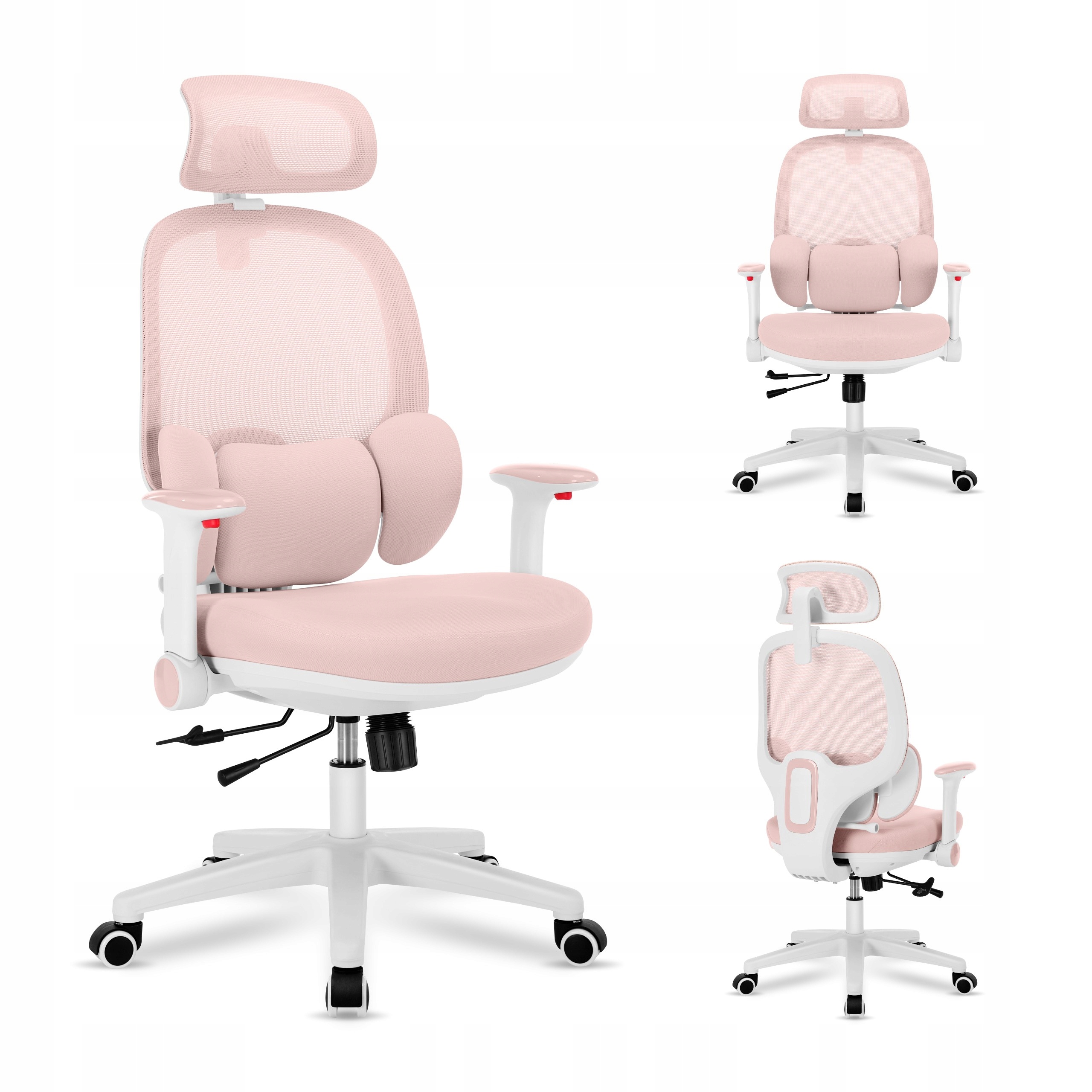 Fotel Obrotowy Regulowany Dla Dzieci I Młodzieży Mark Adler Junior 6.3 Pink – Komfort i styl w jednym