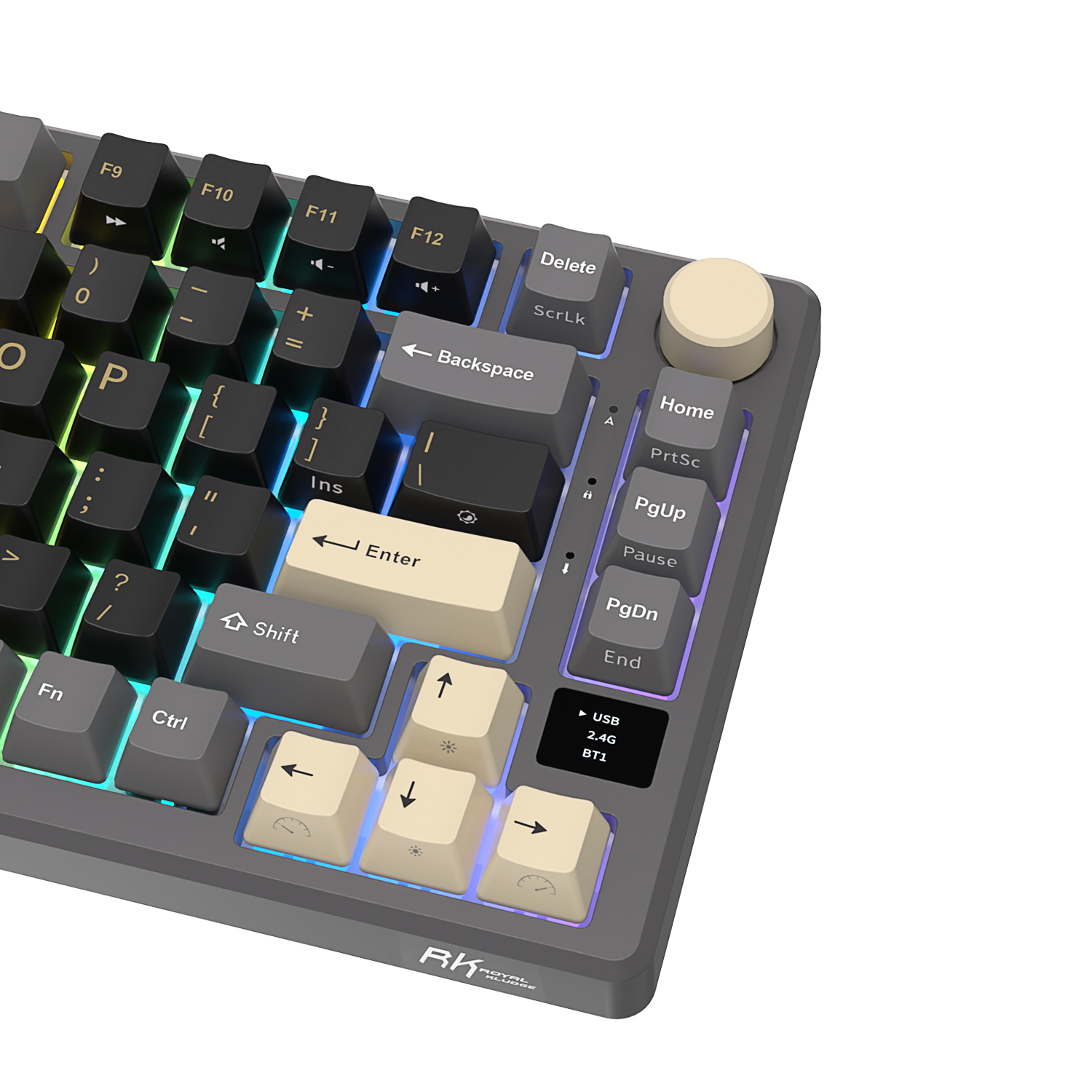 Tri-Mode łączność – USB, Bluetooth i 2.4G